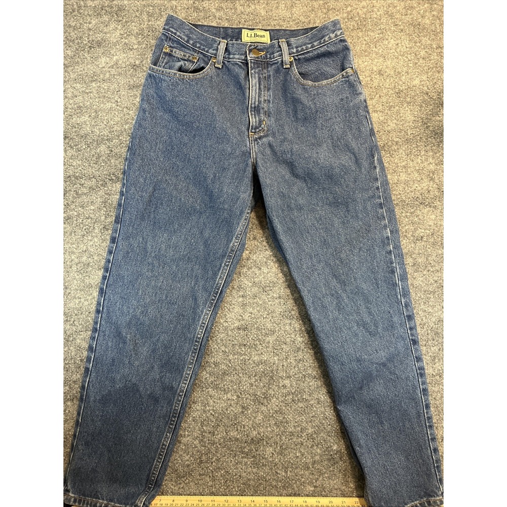 Vintage L.L. Bean Classic Fit Jeans Women's 10 Petite Medium Wash